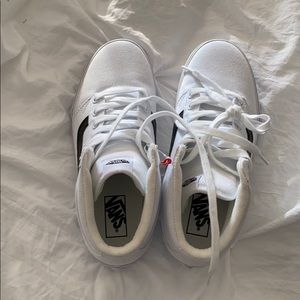 High top white Vans